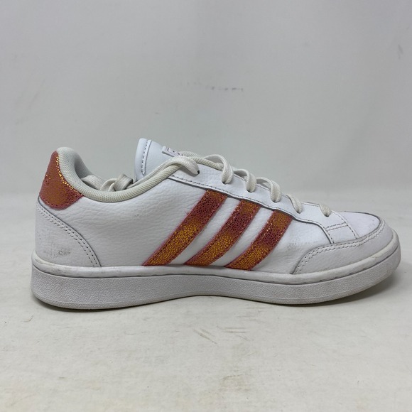 Adidas Grand Court SE Womens Size 7 Tennis Shoes Sneakers White Pink Leather - Picture 3 of 12